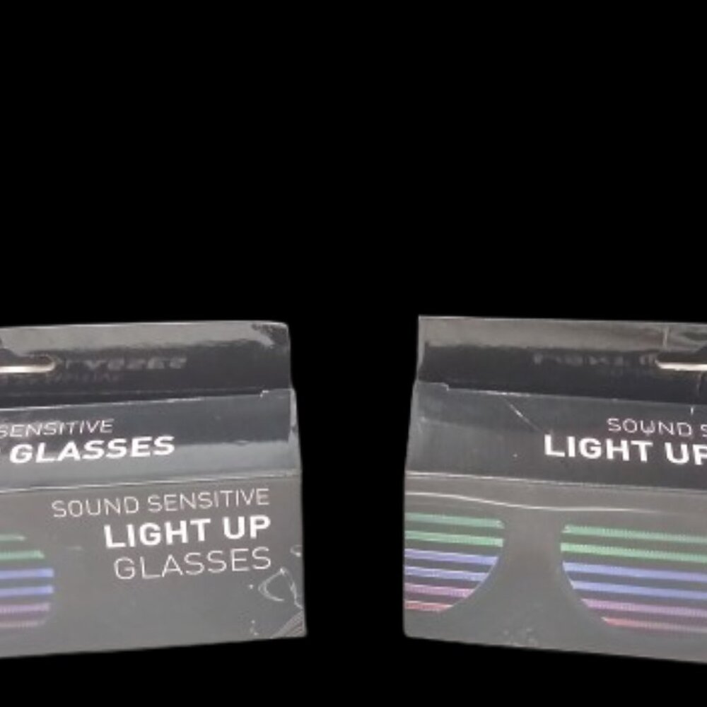 Sound-Sensitive Light Up Glasses